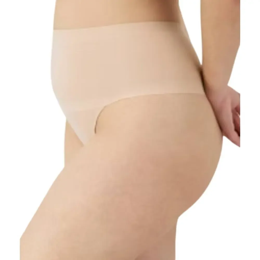 Maidenform Women's Shapewear Light Shaping Thong SES080 Beige Xlarge